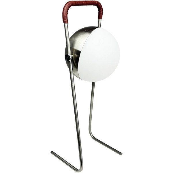 Dyberg Larsen LED-Akkutischleuchte Mova, bordeaux, IP44