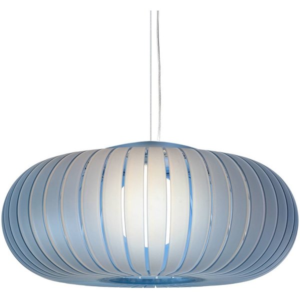 Kartell Hängeleuchte Teresa Frozen, himmelblau, Ø 50 cm, E27
