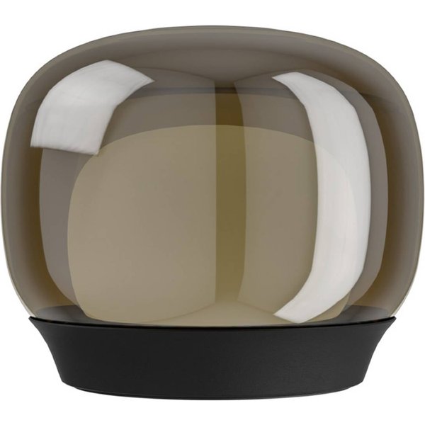 EGLO LED-Akku-Tischlampe STROVE, braun, Höhe 13 cm, IP44 dim