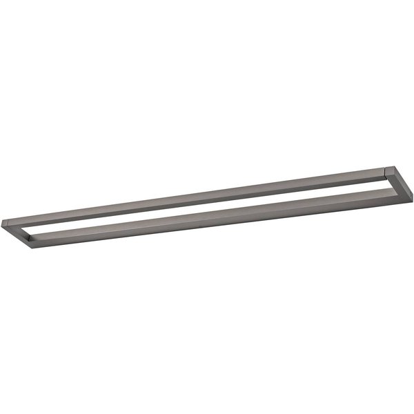 LED-Wandlampe PURE Puro, grau, Breite 100 cm, Alu, Dimmer