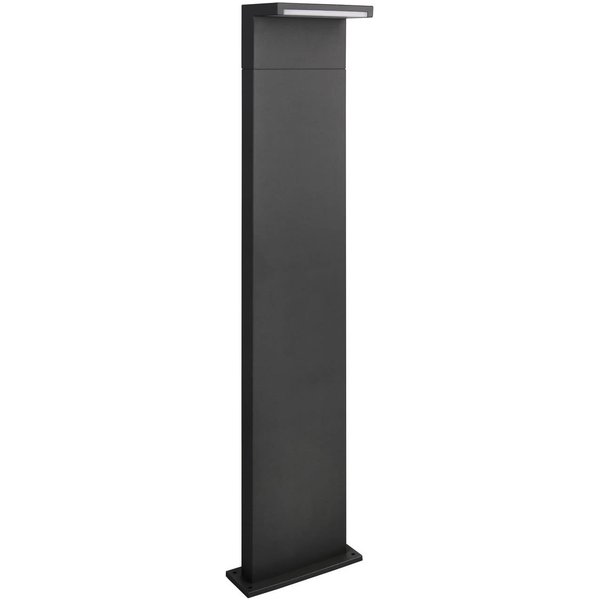 LED-Wegelampe Ravi, anthrazit, Höhe 100 cm, Metall, IP65
