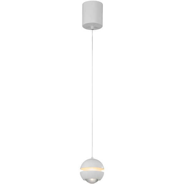SCHÖNER WOHNEN LED-Hängeleuchte Lini, weiß, 1-fl., 3.000 K