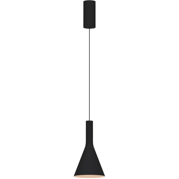 LED-Hängeleuchte LORA I, schwarz, Ø 15 cm, dimmbar, 40°, CCT