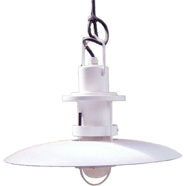 Martinelli Luce Polo Außen-Hängelampe Ø48 cm weiß