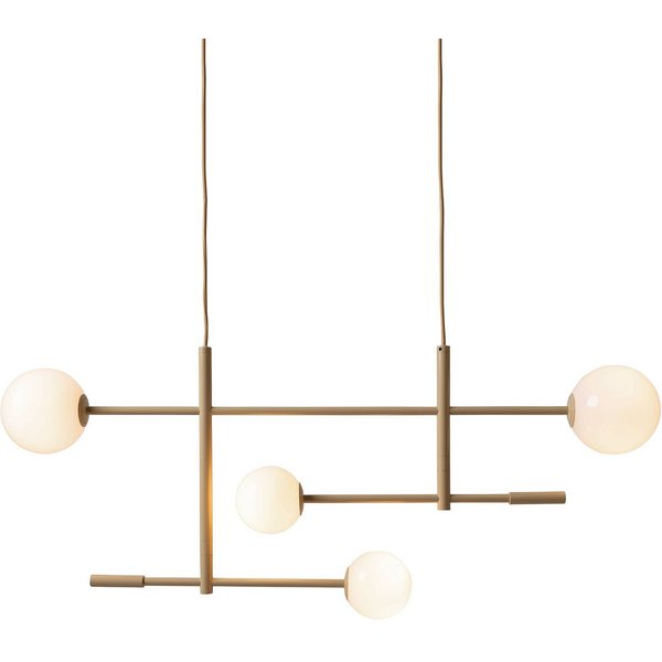 IT'S ABOUT ROMI Hängelampe Copenhagen, beige, Glas, drehbar