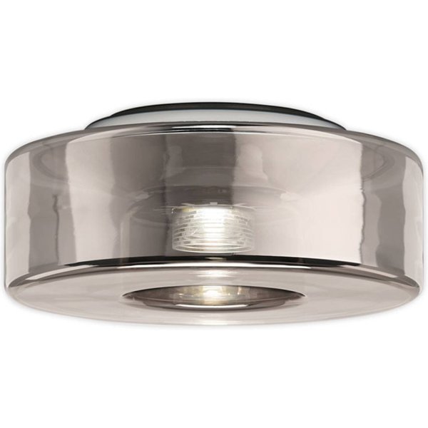 serien.lighting Curling M Decke 2.700K Glas silber