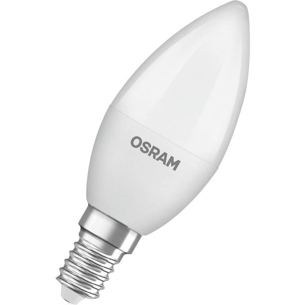 OSRAM LED-Leuchtmittel Kerze opal E14 4,9W 827 3er-Pack