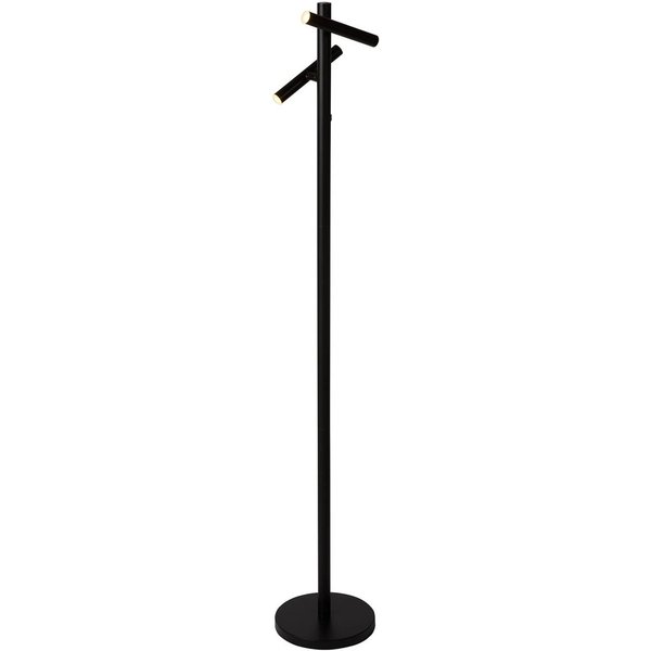 LED-Akku-Stehlampe 10460BK, schwarz, Höhe 127 cm, CCT 2-flg.