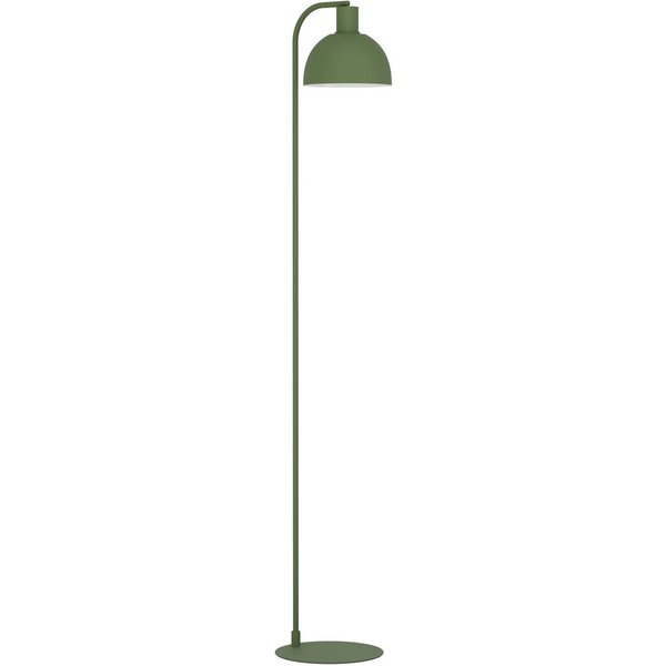 Stehleuchte Cazalilla, grün, Metall, E27, Höhe 149 cm