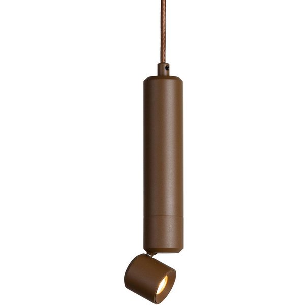 IT'S ABOUT ROMI LED-Hängelampe Milan, braun, Ø 6 cm, Metall