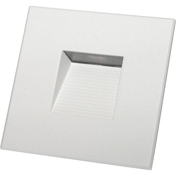 DOTLUX LED-Wandeinbauleuchte EASYSTAIR weiß Alu 8,2 x 8,2 cm