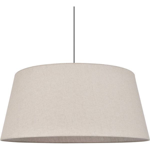 Hängelampe Tambour, pyla, Ø 78 cm, Leinen/Baumwolle