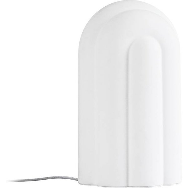 Lucande LED-Tischleuchte Lunja, weiß, Glas, 30 cm, CCT