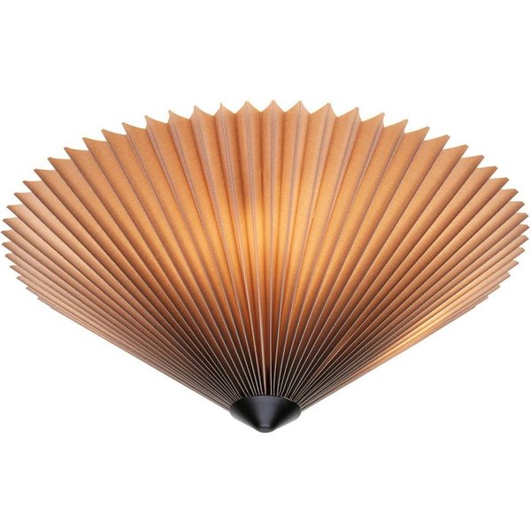 Deckenleuchte Plisado, grau, Ø 42 cm