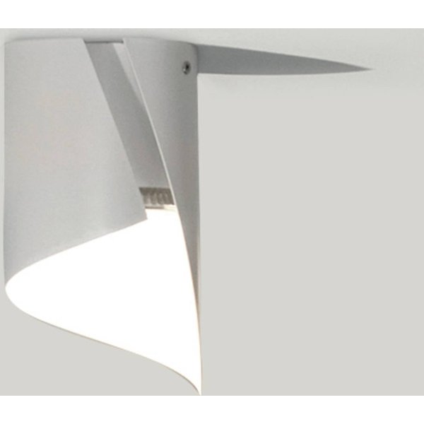 Knikerboker Hué LED-Deckenleuchte 12x21cm weiß
