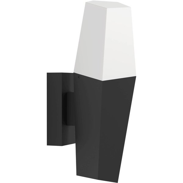 Außenwandleuchte Farindola in Schwarz/Weiß