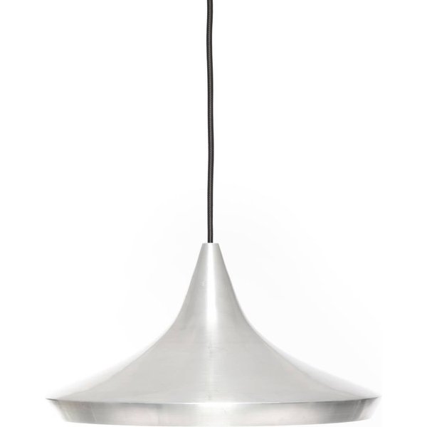 Tom Dixon LED-Hängelampe Beat Wide Unbeaten, aluminiumfarben