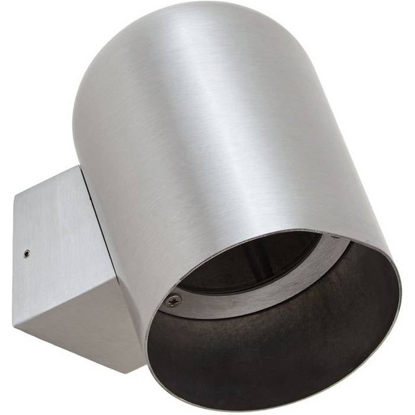Lindby Außenwandleuchte Lupil, aluminium, Metall, GU10, IP44