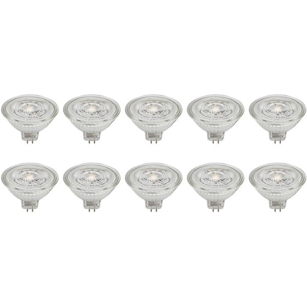 Prios LED-Reflektor GU5,3 4,9W 500lm 36° klar 840 10er-Set