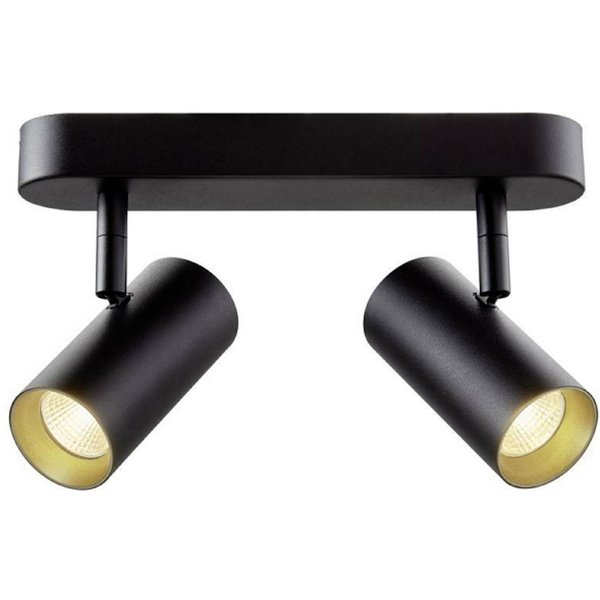 SLV Deckenstrahler Noblo, schwarz, dim to warm, Länge 24 cm