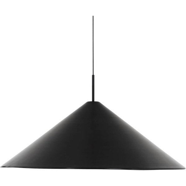 New Works LED-Hängelampe Brolly, Ø 70 cm, schwarz, Aluminium