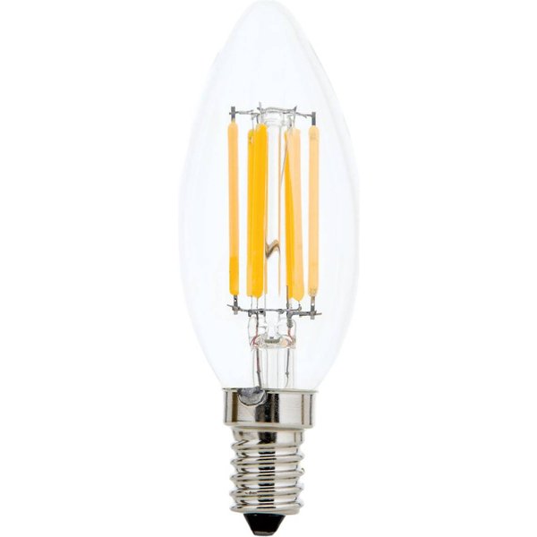 LED-Leuchtmittel Filament E14 C35 klar 6W 827 720lm dimmbar