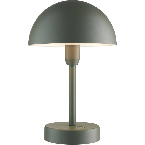 LED-Akku-Tischleuchte Ellen To-Go, olivgrün, Aluminium