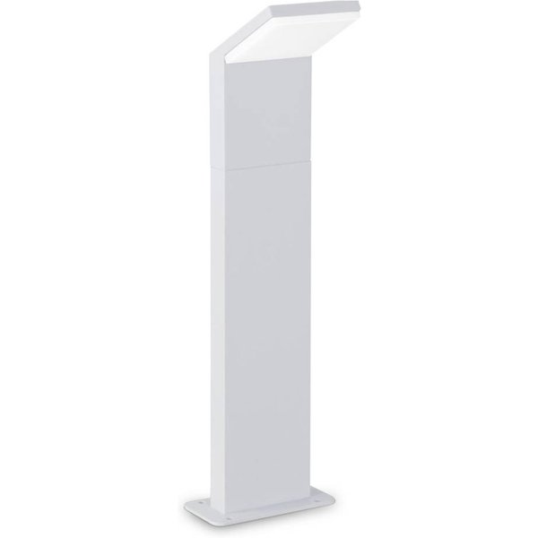 Ideal Lux LED-Wegeleuchte Style weiß, Höhe 50 cm Alu 3.000 K