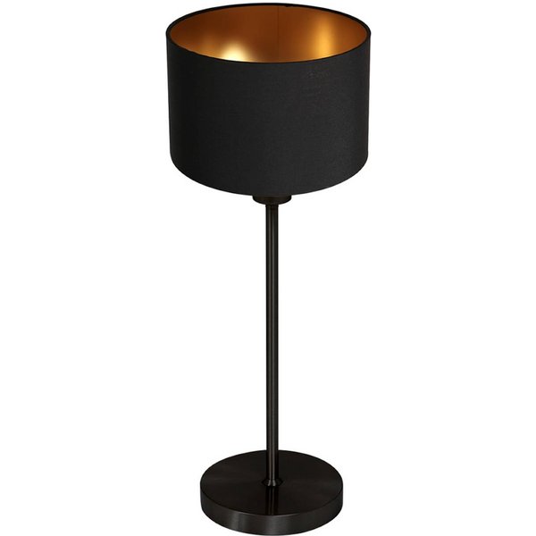 Tischlampe Noor schwarz/Chintz schwarz-gold, Höhe 47 cm, E27