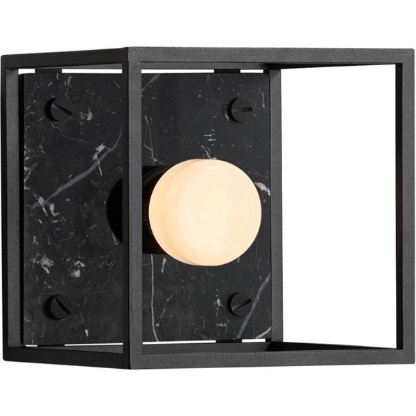 Buster + Punch Wandleuchte Caged Wall small, Marmor schwarz