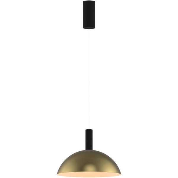 LED-Hängeleuchte LORA II, messing, Ø 24 cm, dimmbar, 40° CCT