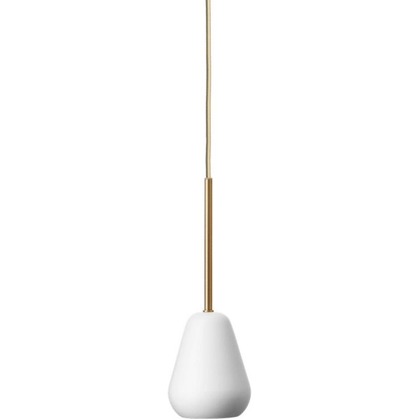 Nuura Pendelleuchte Anoli Spot, Ø 10 cm, weiß/gold, Metall