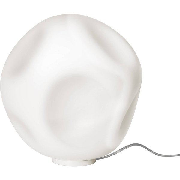 Foscarini Tischleuchte Hoba Grande, Ø 36 cm, ein/aus, Glas