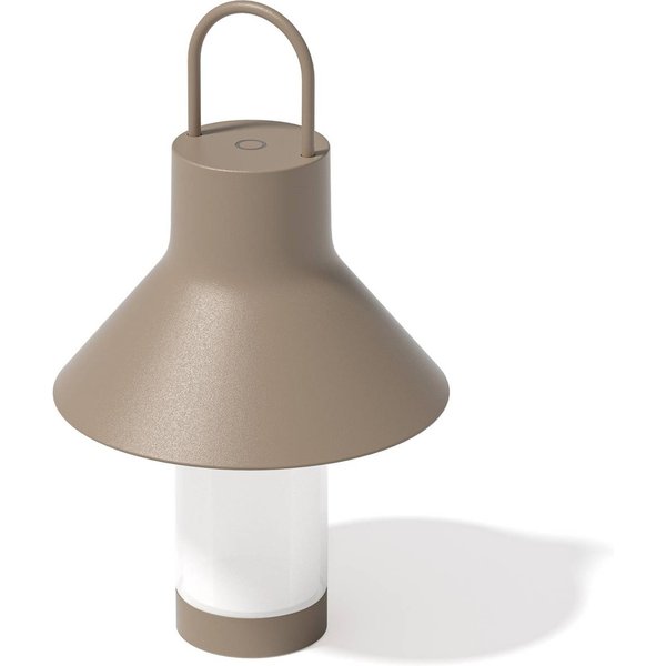 LOOM DESIGN LED-Akku-Tischleuchte Shadow Small, beige, IP65