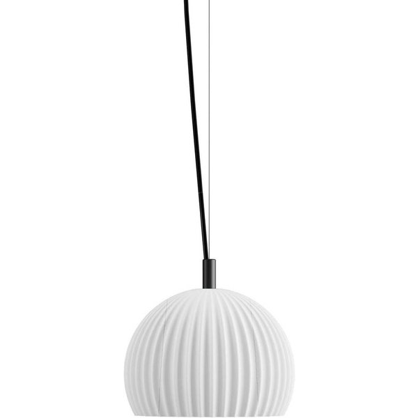 Karman Hängeleuchte Sahara, weiß, Ø 23 cm, Keramik, E27