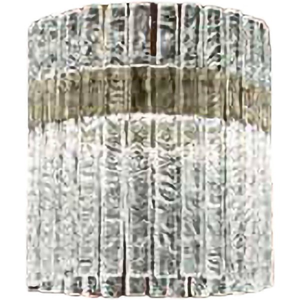 LED-Hängeleuchte Vegas Double Round, Ø 40 cm, Kristallglas