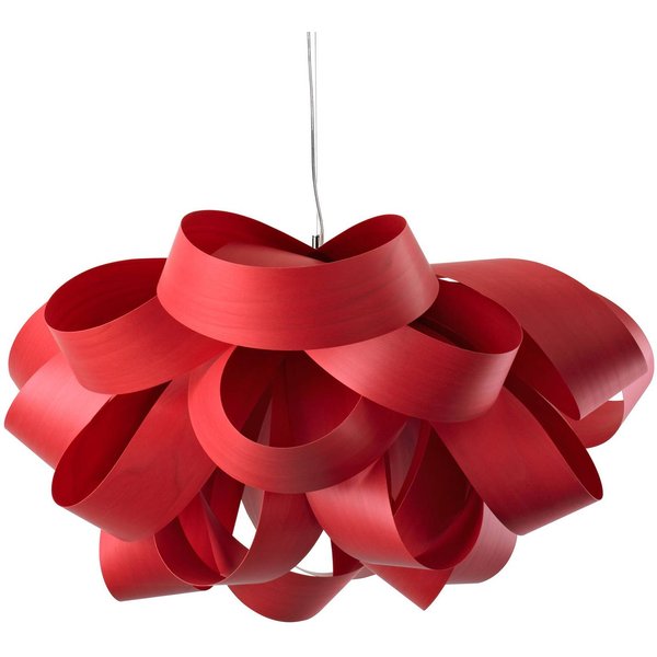 LZF Agatha Small Hängeleuchte, 78x76cm, rot