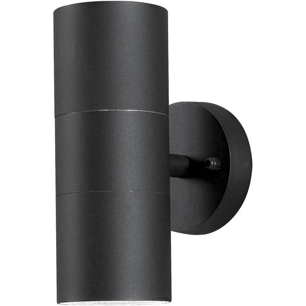 Außenwandleuchte New Modena 2-flg. schwarz