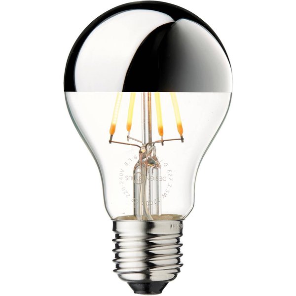 LED-Leuchtmittel E27 Kopfspiegel silber 3,6W 2.700K dim