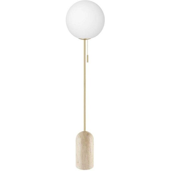 Globen Lighting Stehleuchte Torrano Höhe 145 cm Travertin