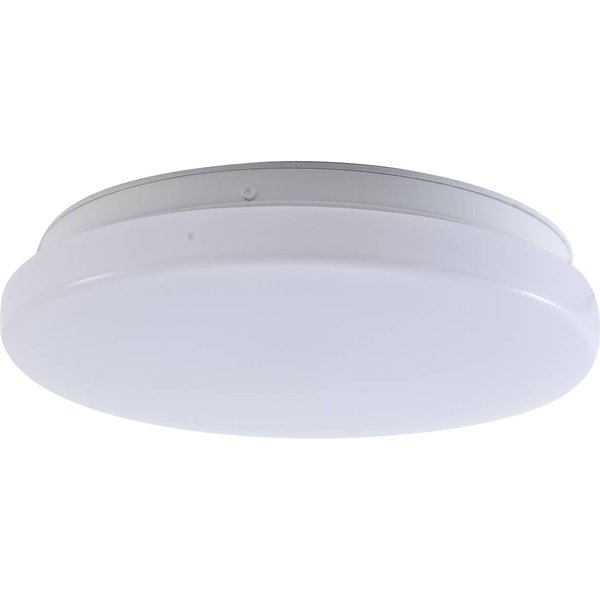 Lindby LED-Außendeckenleuchte Kirkola, 3000 K, Ø 26 cm, weiß