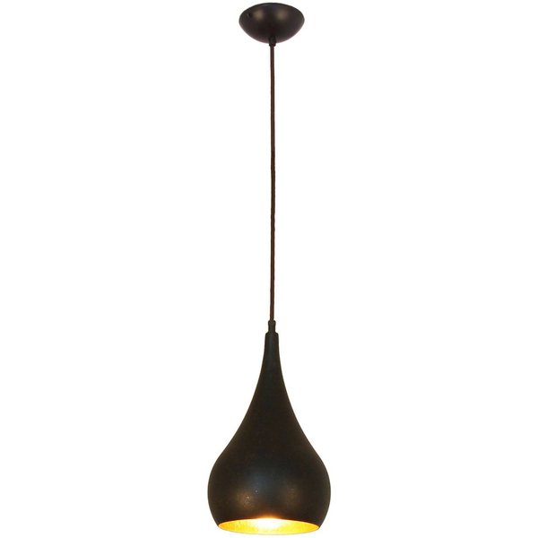 Menzel Solo Hängelampe Zwiebel braun-schwarz 16cm