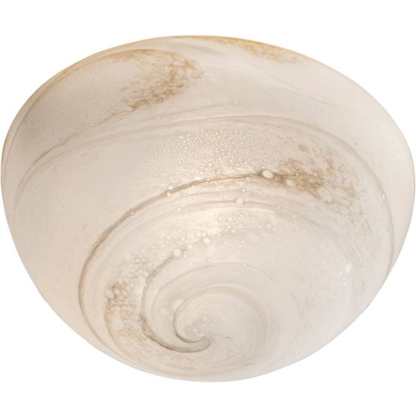 Deckenleuchte Moon, Muranoglas, alabaster, Ø 37 cm