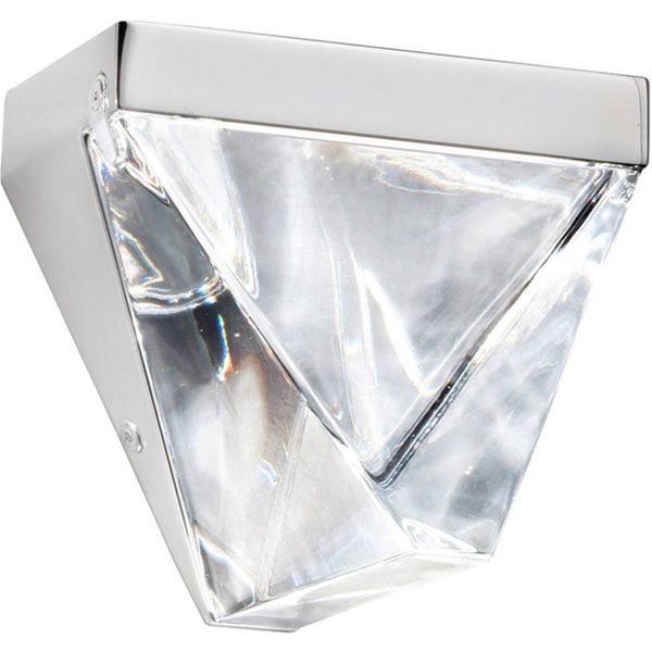 Fabbian Tripla - Kristall-LED-Wandleuchte, alu
