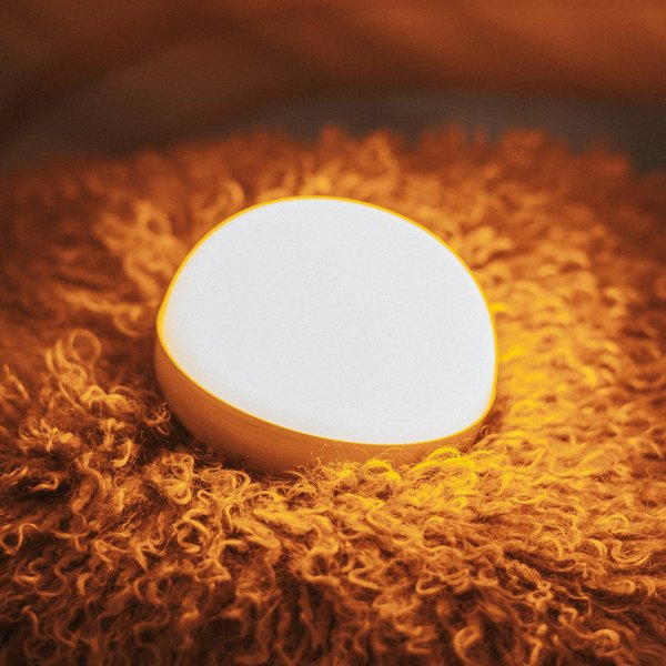 Newgarden LED-Akku-Tischleuchte Cherry, orange/weiß, IP54