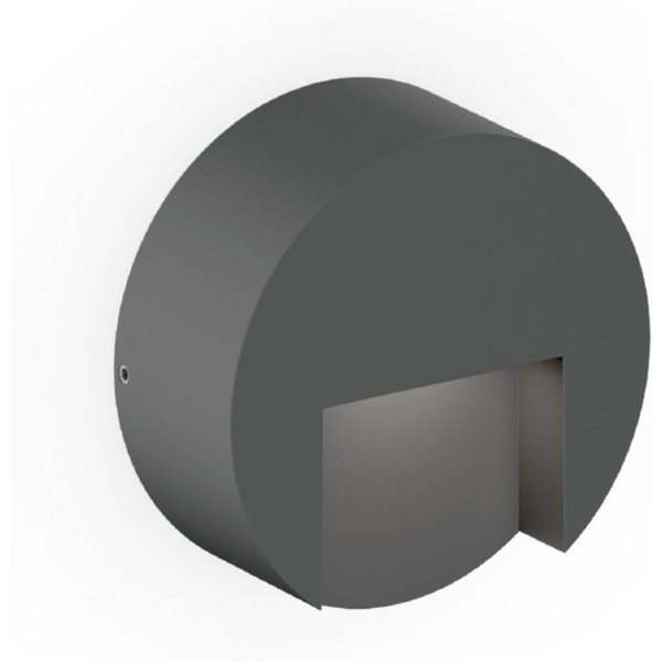 WEVER & DUCRÉ LED-Außenwandlampe Reto Round 0.8 anthrazit