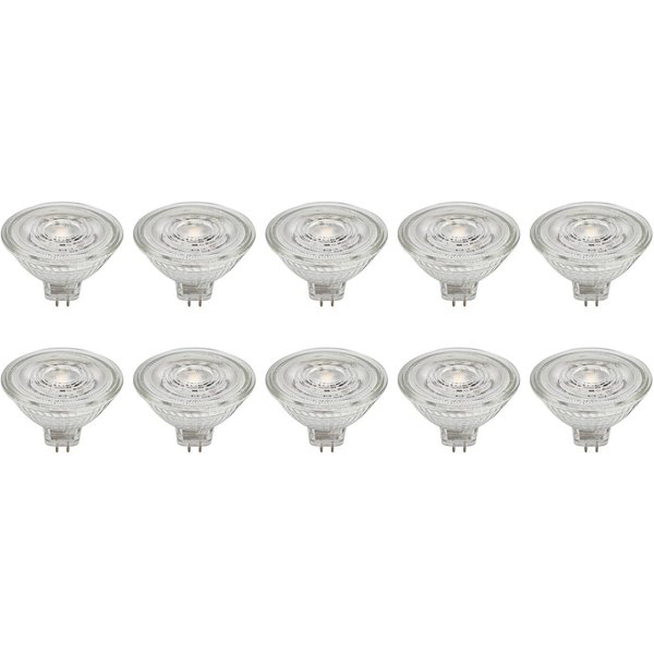 Prios LED-Reflektor GU5,3 4,3W 345lm 36° klar 840 10er-Set
