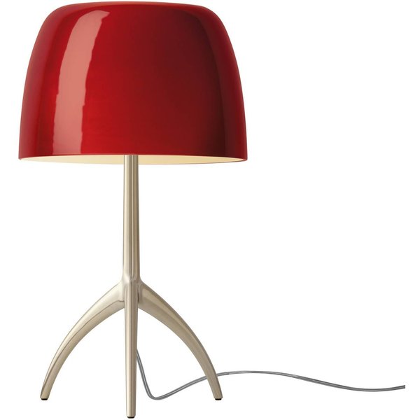 Foscarini Lumiere piccola creme/rot dimmbar