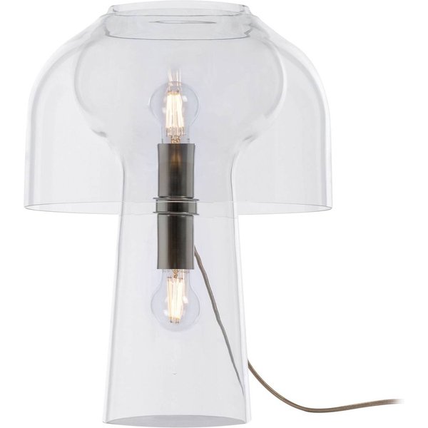 Karman Tischleuchte Lilly, transparent, Höhe 48 cm, Glas