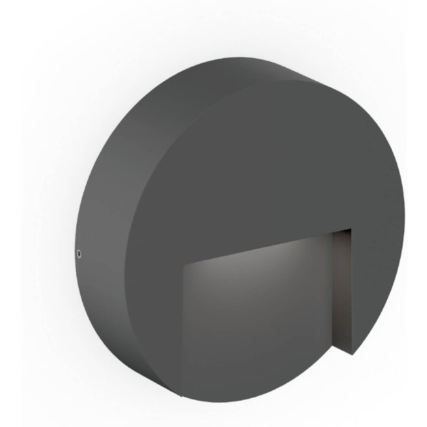 WEVER & DUCRÉ LED-Außenwandlampe Reto Round 1.3 anthrazit